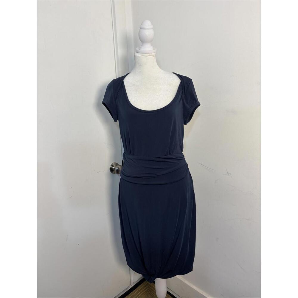 RICHARD CHAI Women's Blue Racer Back Dress #AR12 Size 12 NWT